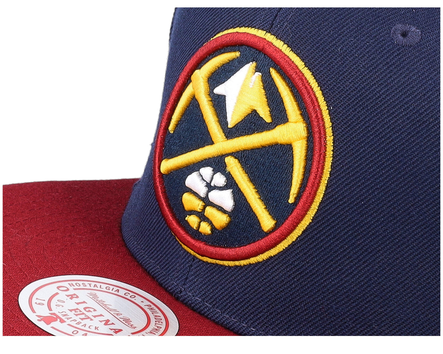 Mitchell & Ness Men's NBA Team 2 Tone 2.0 Snapback NBA Nuggets Snapback Caps