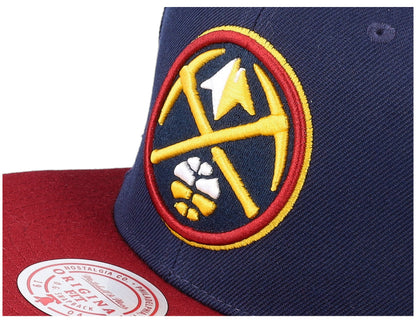 Mitchell & Ness Men's NBA Team 2 Tone 2.0 Snapback NBA Nuggets Snapback Caps