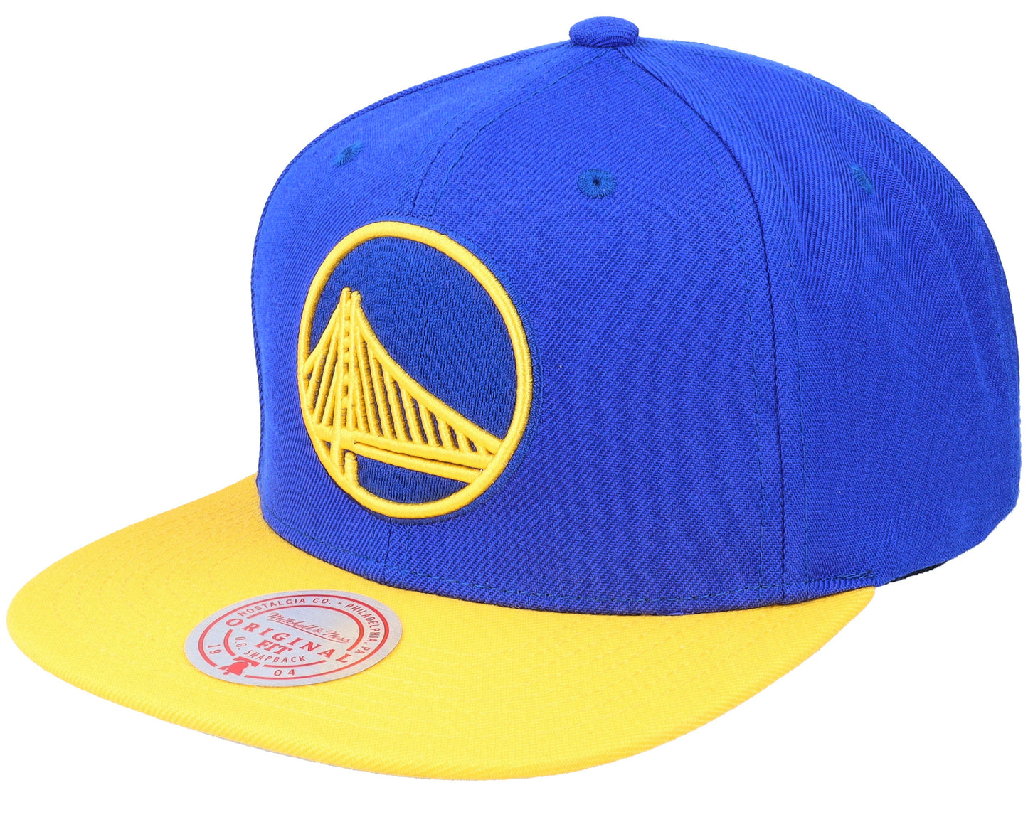 Men's Mitchell & Ness NBA Team 2 Tone 2.0 Snapback NBA Warriors