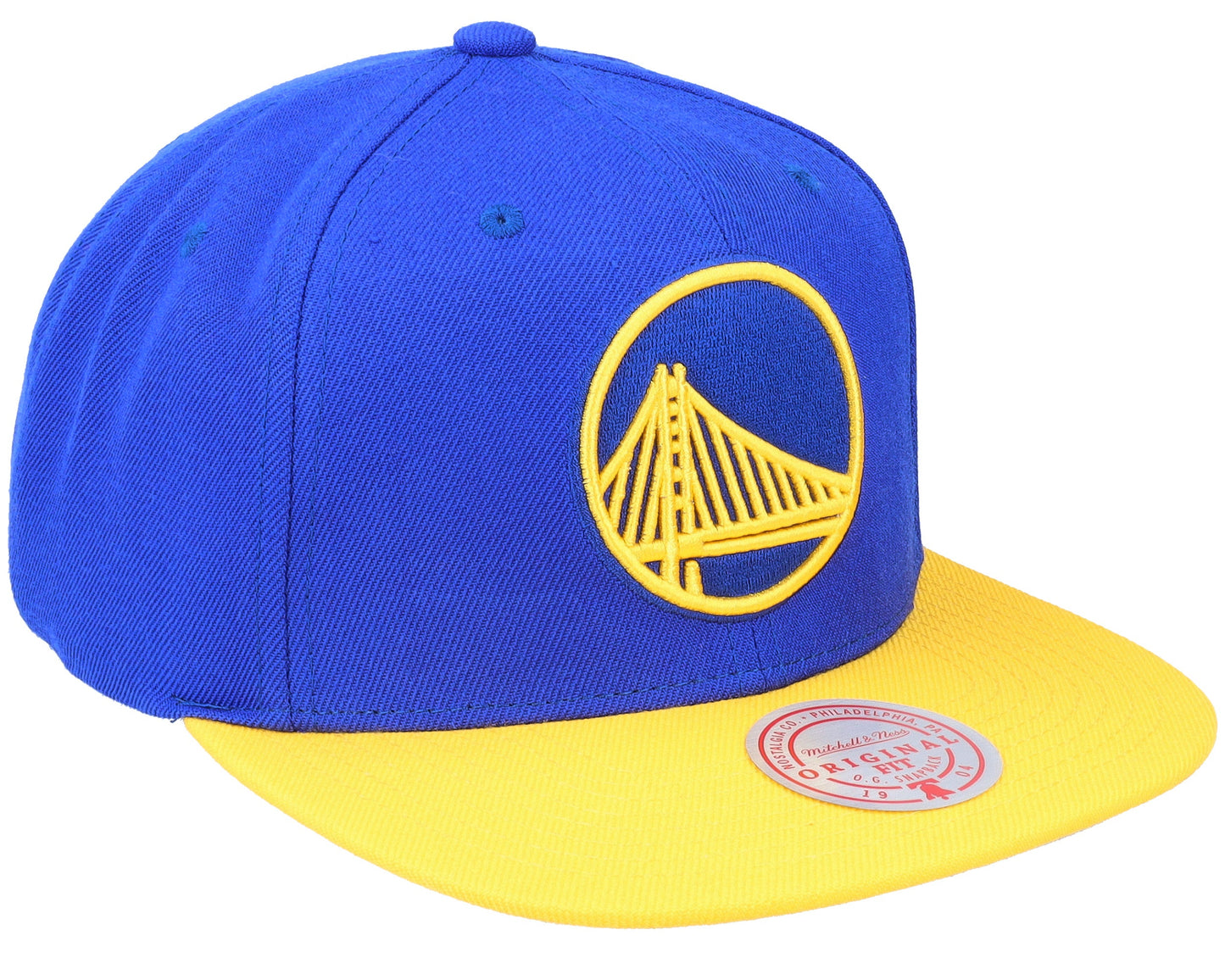 Men's Mitchell & Ness NBA Team 2 Tone 2.0 Snapback NBA Warriors