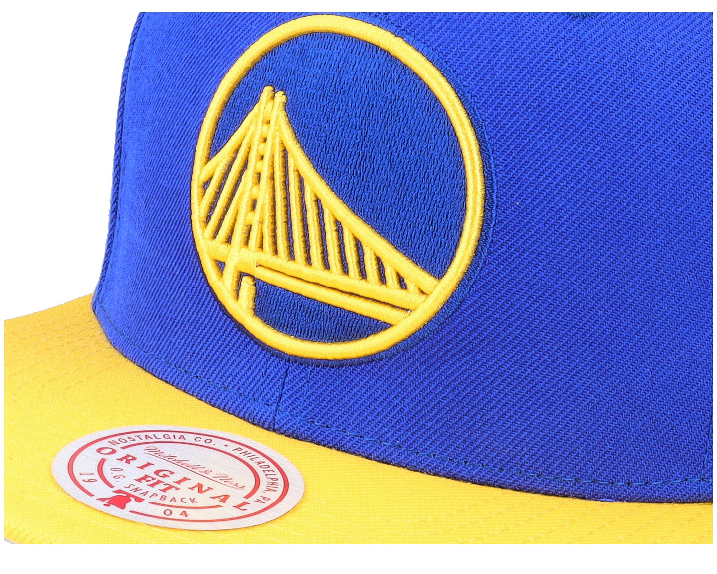 Men's Mitchell & Ness NBA Team 2 Tone 2.0 Snapback NBA Warriors