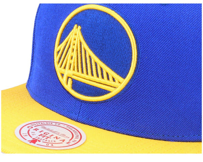 Mitchell & Ness Men's NBA Team 2 Tone 2.0 Snapback NBA Warriors Snapback Caps