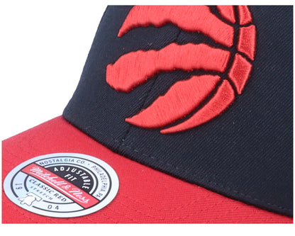 Mitchell & Ness Men's NBA Team 2 Tone 2.0 Stretch Snapback NBA Raptors Snapback Caps