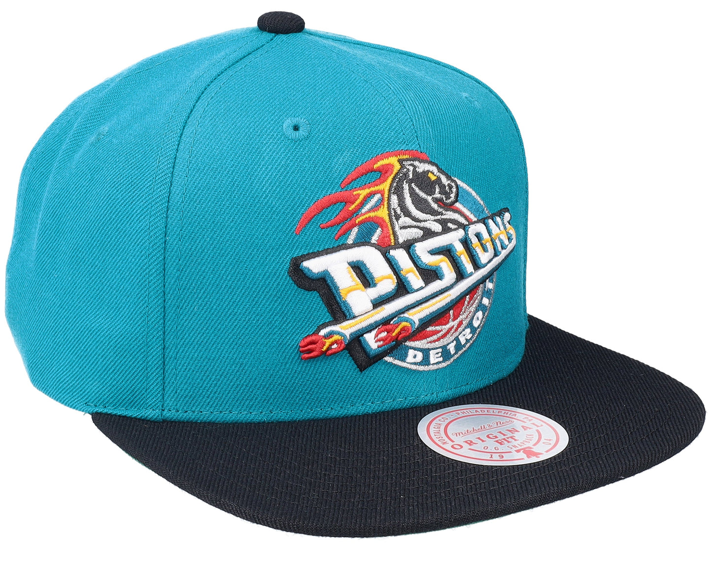 Men's Mitchell & Ness NBA Team 2 Tone 2.0 Snapback Hwc Pistons