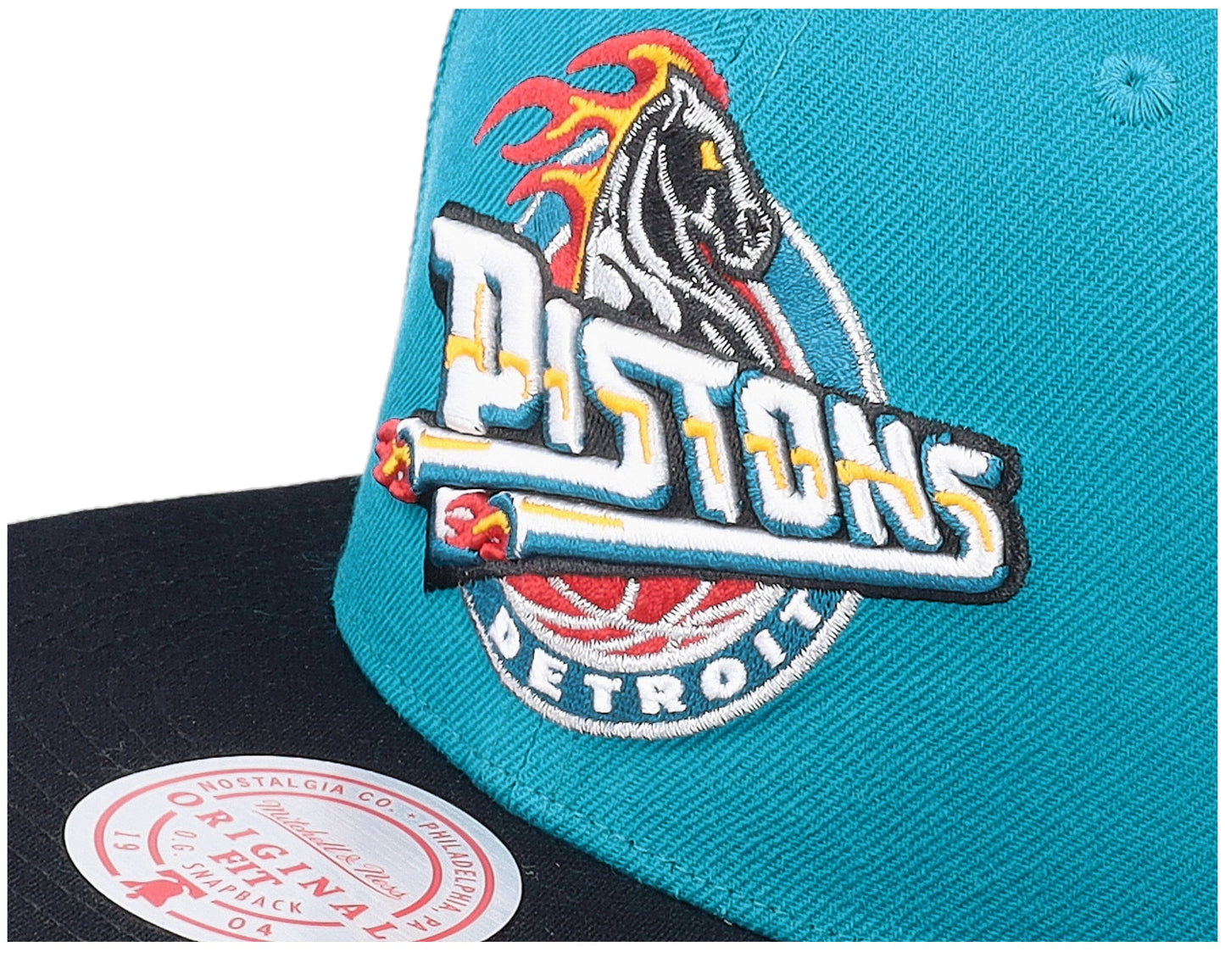 Men's Mitchell & Ness NBA Team 2 Tone 2.0 Snapback Hwc Pistons