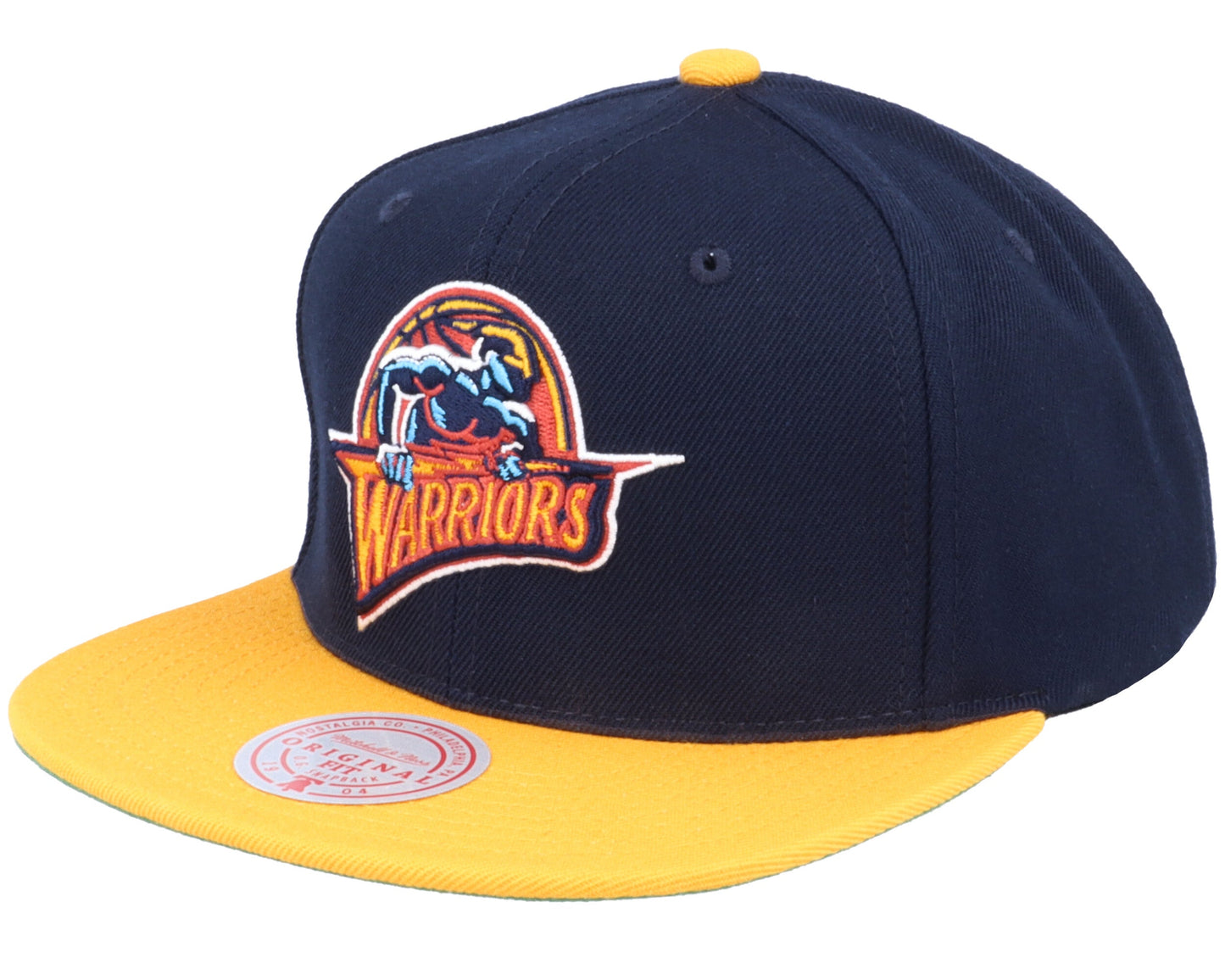Men's Mitchell & Ness NBA Team 2 Tone 2.0 Snapback Hwc Warriors
