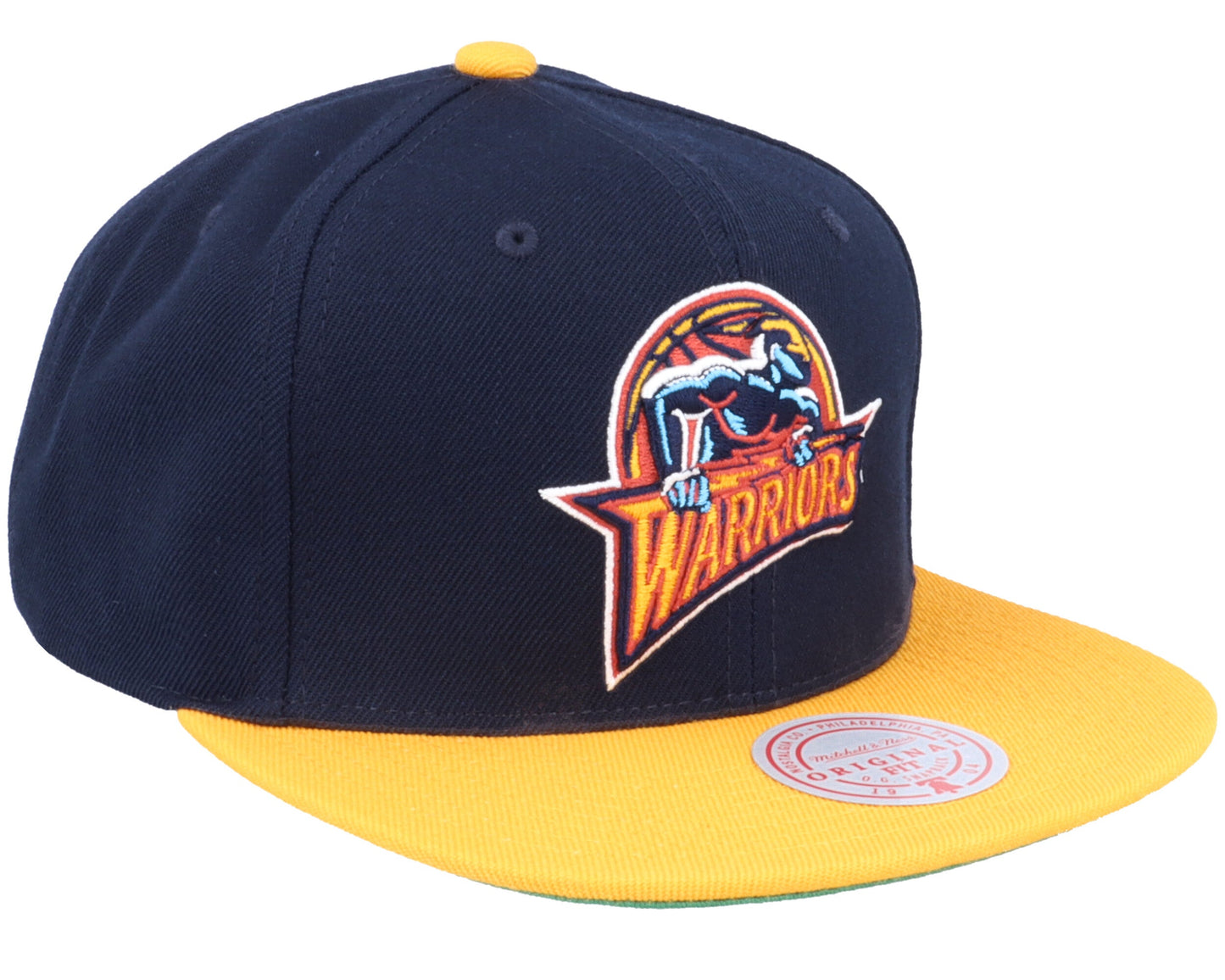 Men's Mitchell & Ness NBA Team 2 Tone 2.0 Snapback Hwc Warriors