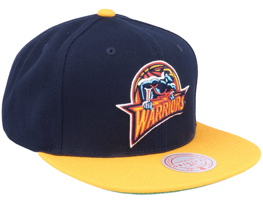 Men's Mitchell & Ness NBA Team 2 Tone 2.0 Snapback Hwc Warriors