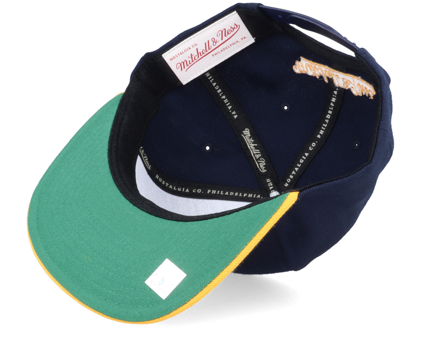 Men's Mitchell & Ness NBA Team 2 Tone 2.0 Snapback Hwc Warriors