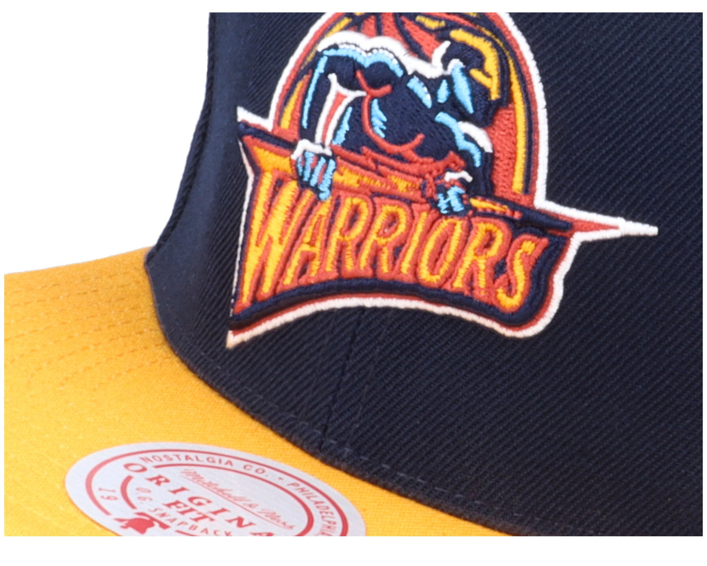 Men's Mitchell & Ness NBA Team 2 Tone 2.0 Snapback Hwc Warriors