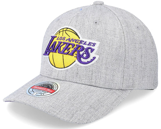 Men's Mitchell & Ness NBA Team Heather 2.0 Stretch Snapback Lakers