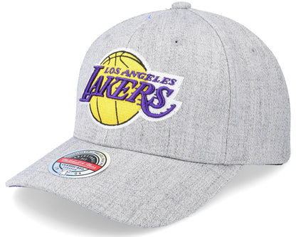Mitchell & Ness Men's NBA Team Heather 2.0 Stretch Snapback Lakers Snapback Caps