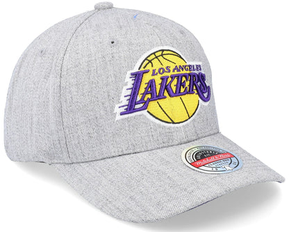Mitchell & Ness Men's NBA Team Heather 2.0 Stretch Snapback Lakers Snapback Caps