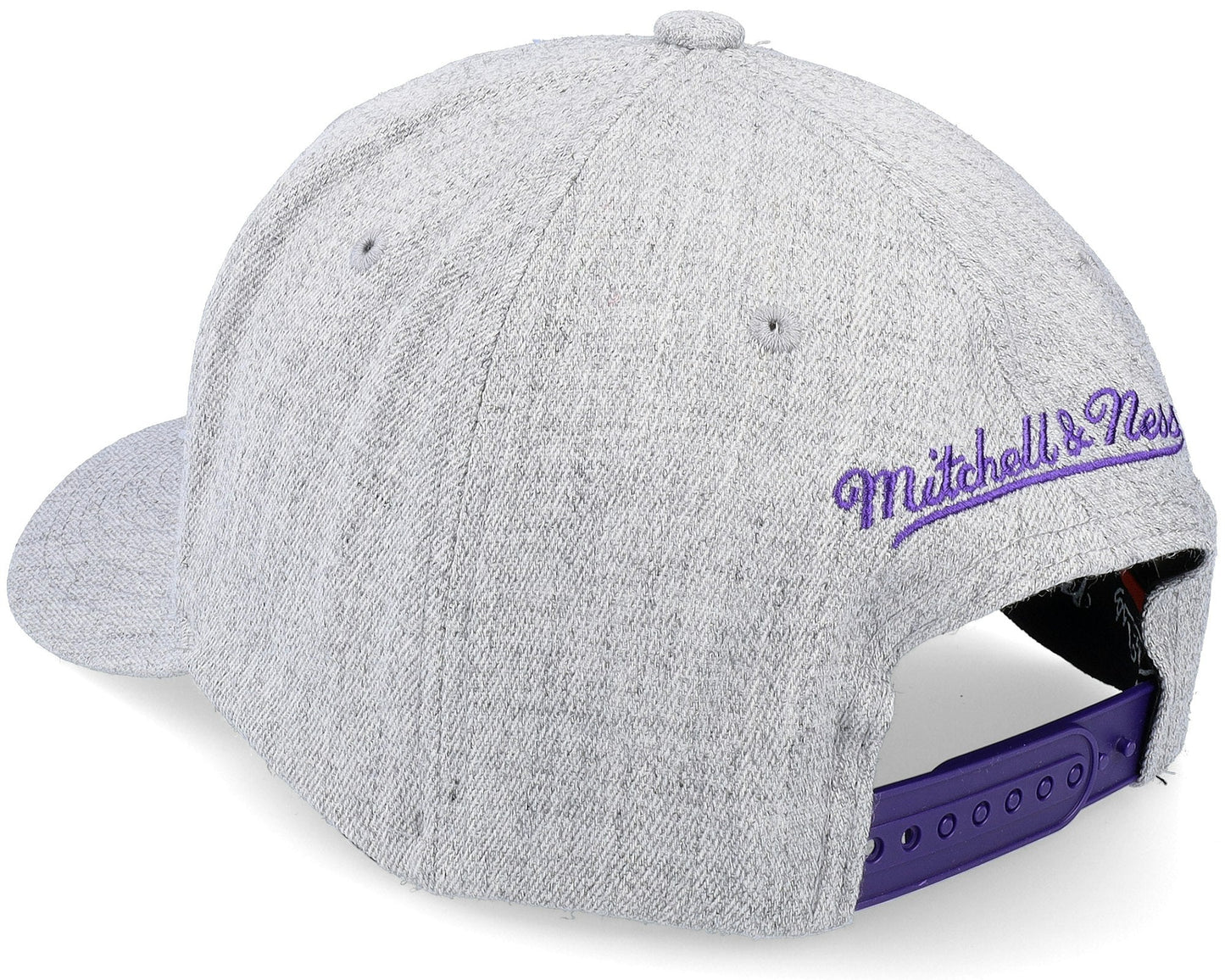 Mitchell & Ness Men's NBA Team Heather 2.0 Stretch Snapback Lakers Snapback Caps