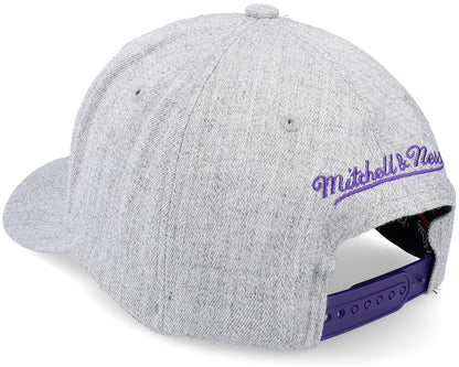 Mitchell & Ness Men's NBA Team Heather 2.0 Stretch Snapback Lakers Snapback Caps
