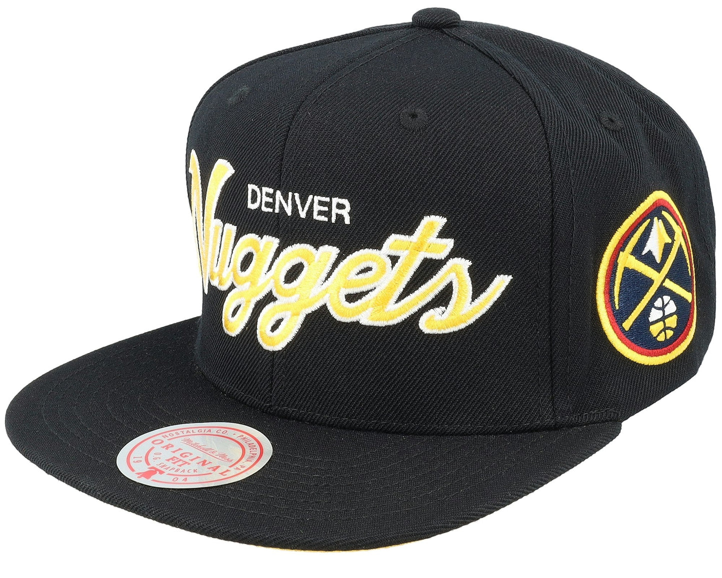 Mitchell & Ness Men's NBA Team Script 2.0 Snapback Nuggets