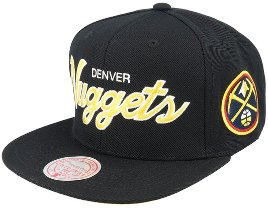 Mitchell & Ness Men's NBA Team Script 2.0 Snapback Nuggets
