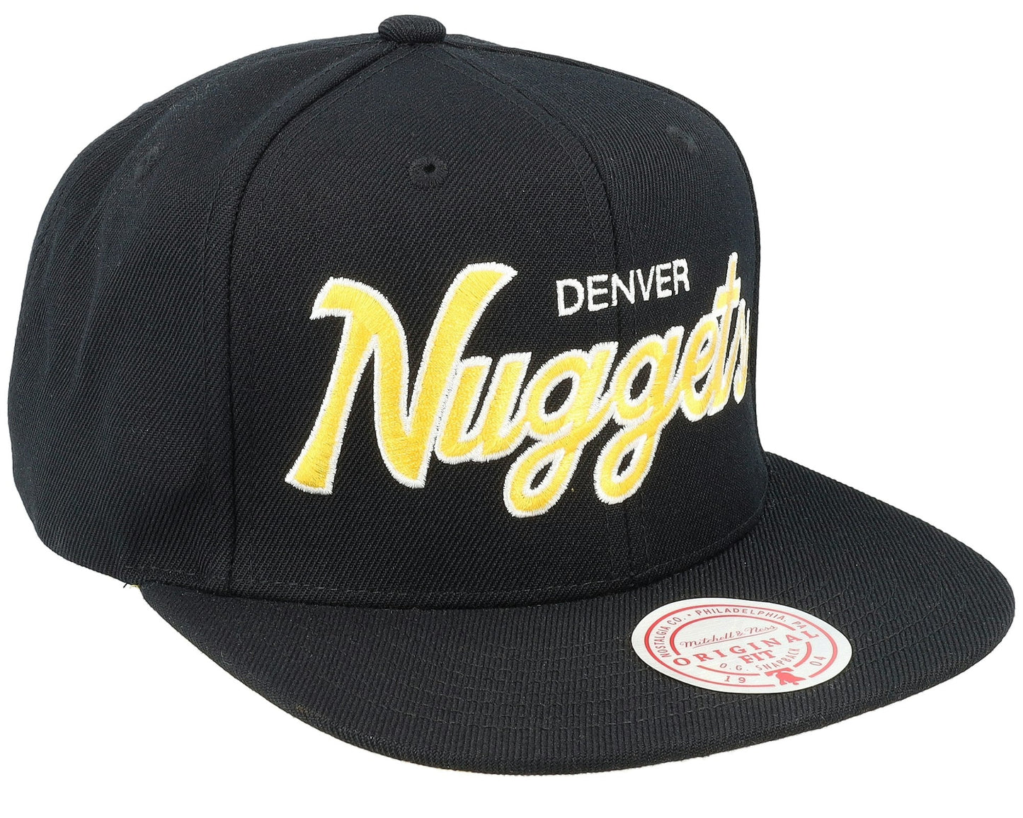 Mitchell & Ness Men's NBA Team Script 2.0 Snapback Nuggets