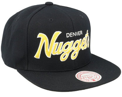 Mitchell & Ness Men's NBA Team Script 2.0 Snapback Nuggets