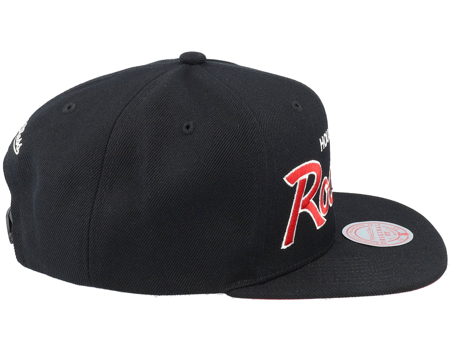 Men's Mitchell & Ness NBA Team Script 2.0 Snapback Rockets