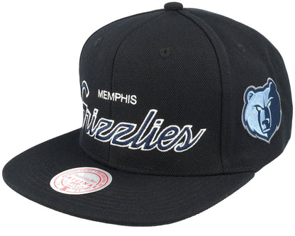 Mitchell & Ness Men's NBA Team Script 2.0 Snapback Grizzlies Snapback Caps