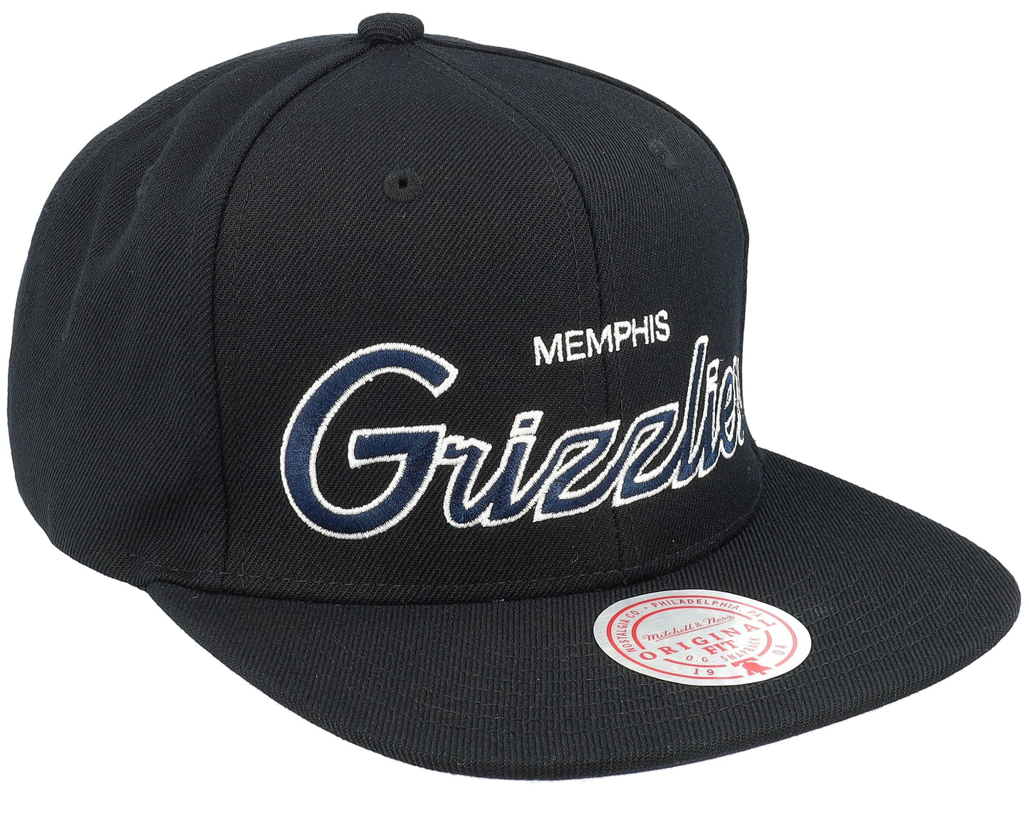 Men's Mitchell & Ness NBA Team Script 2.0 Snapback Grizzlies