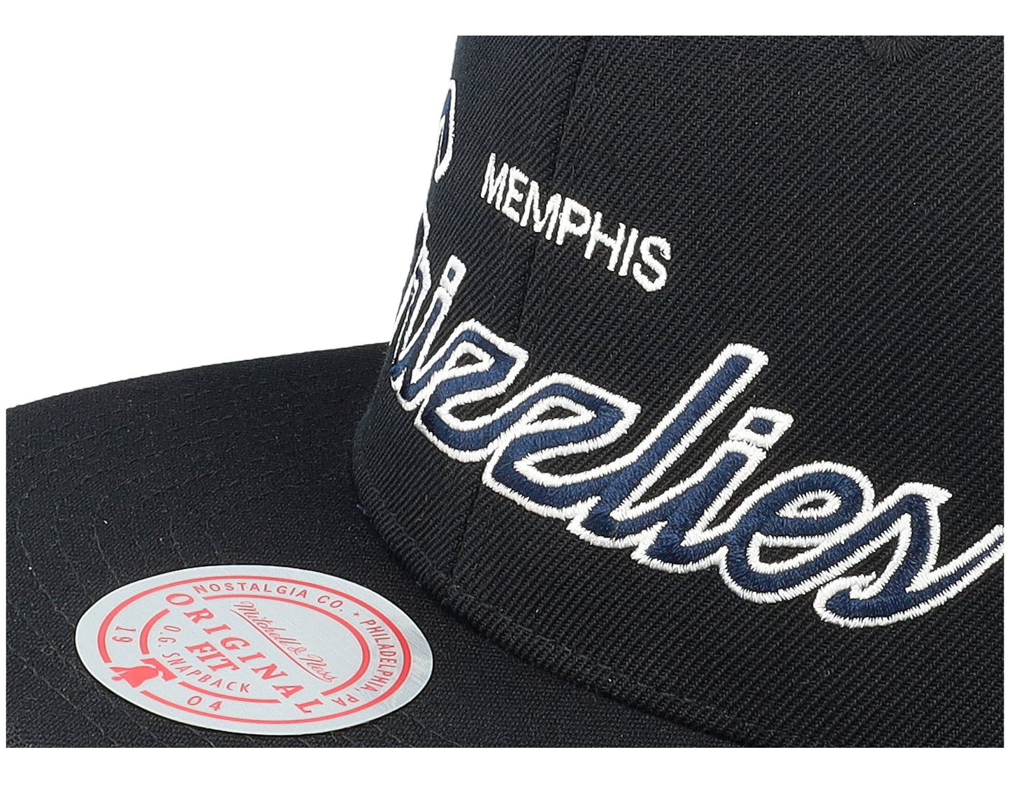 Men's Mitchell & Ness NBA Team Script 2.0 Snapback Grizzlies