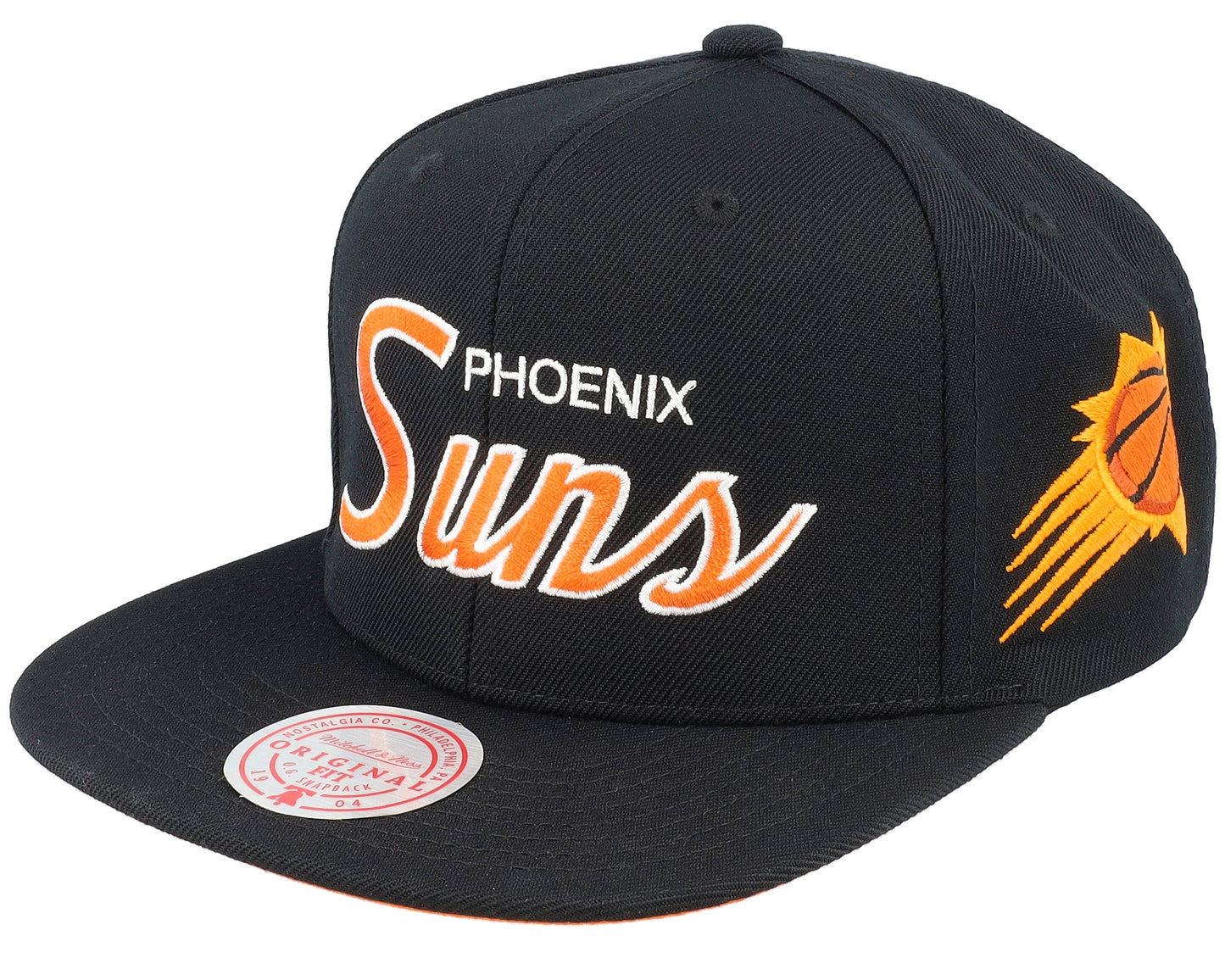 Men's Mitchell & Ness NBA Team Script 2.0 Snapback Suns