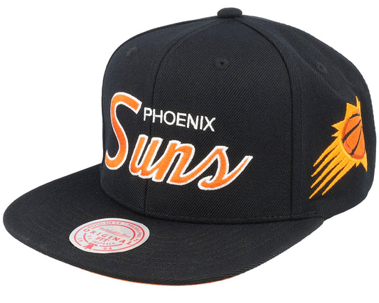 Mitchell & Ness Men's NBA Team Script 2.0 Snapback Suns Snapback Caps