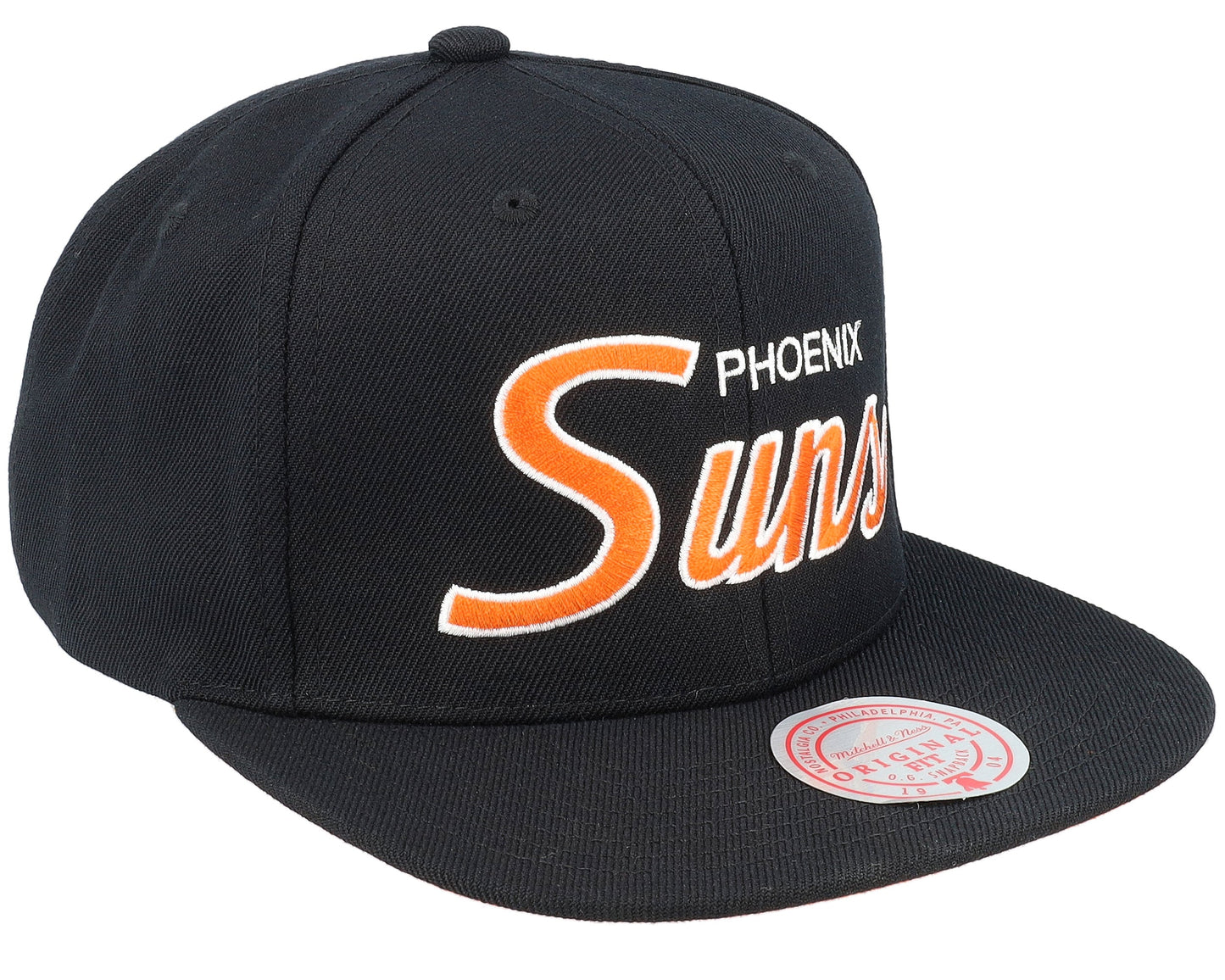Men's Mitchell & Ness NBA Team Script 2.0 Snapback Suns