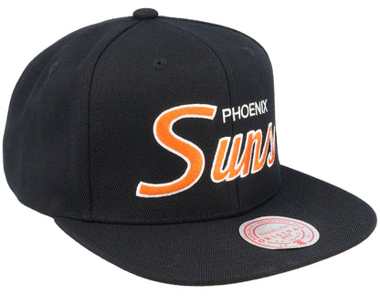 Mitchell & Ness Men's NBA Team Script 2.0 Snapback Suns Snapback Caps