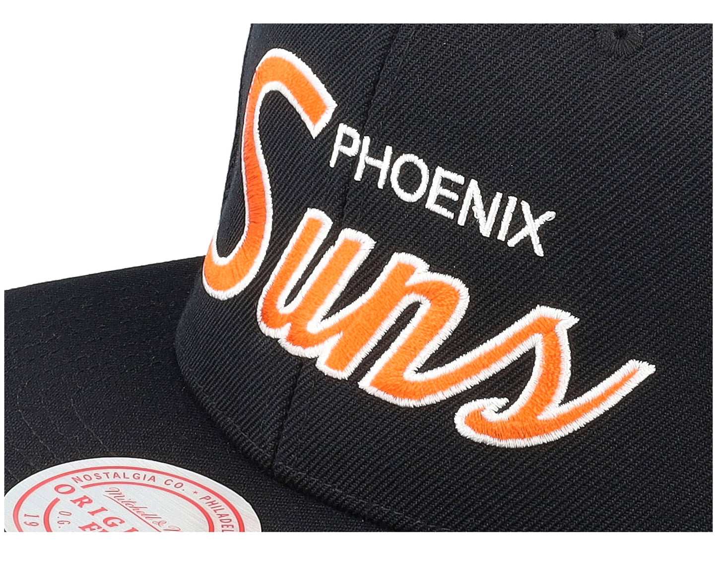 Men's Mitchell & Ness NBA Team Script 2.0 Snapback Suns