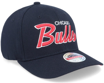 Mitchell & Ness Men's NBA Team Script 2.0 Stretch Snapback Bulls Snapback Caps