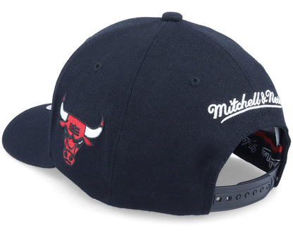 Mitchell & Ness Men's NBA Team Script 2.0 Stretch Snapback Bulls Snapback Caps