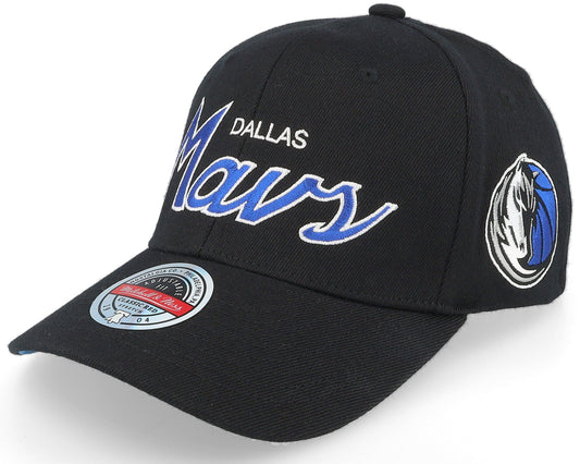 Mitchell & Ness Men's NBA Team Script 2.0 Stretch Snapback Mavericks Snapback Caps