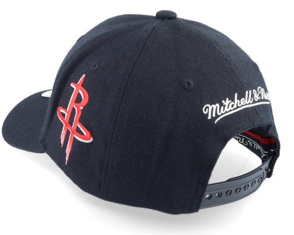 Mitchell & Ness Men's NBA Team Script 2.0 Stretch Snapback Rockets Snapback Caps