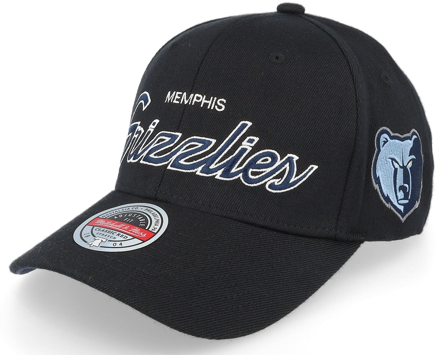 Mitchell & Ness Men's NBA Team Script 2.0 Stretch Snapback Grizzlies