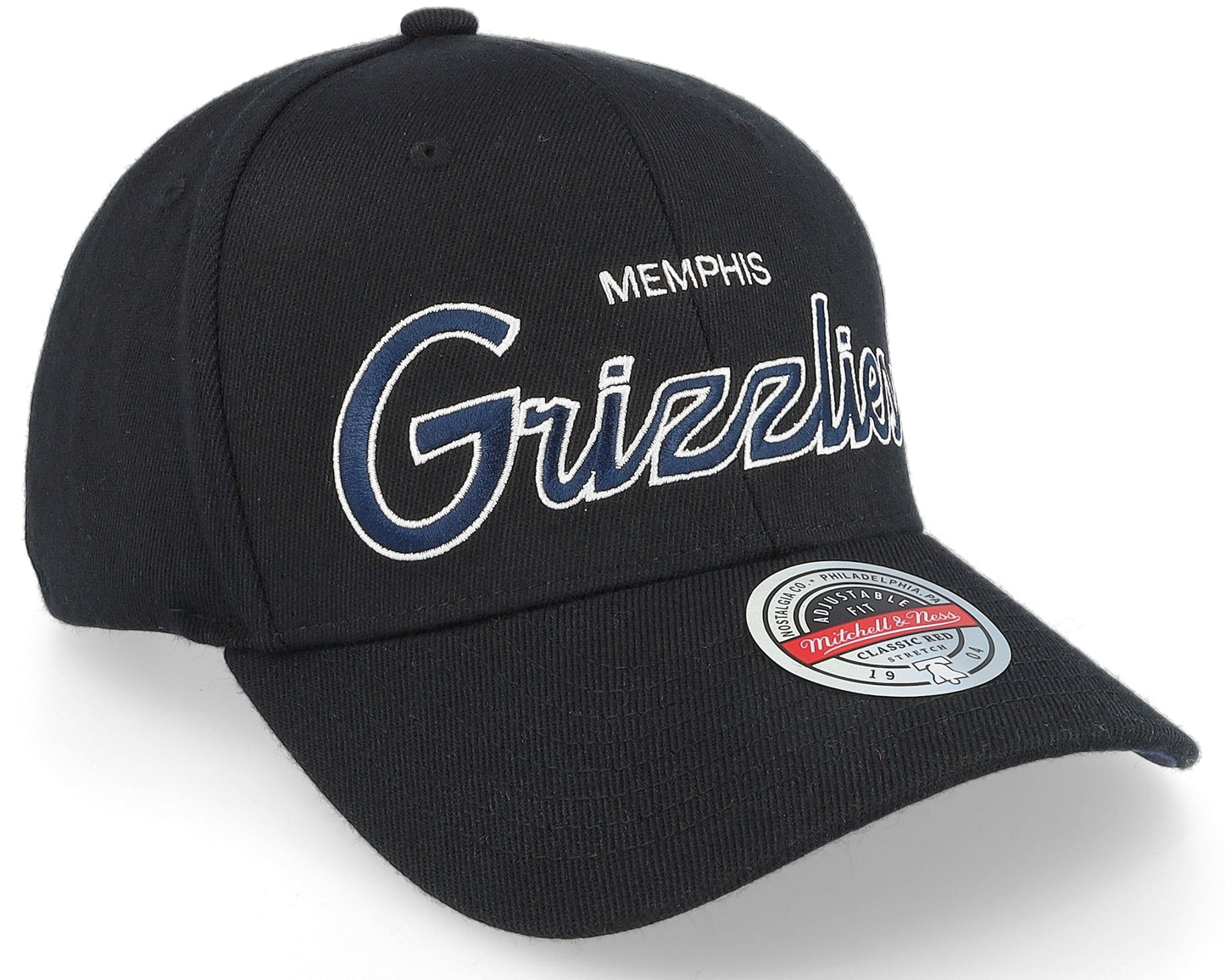 Mitchell & Ness Men's NBA Team Script 2.0 Stretch Snapback Grizzlies