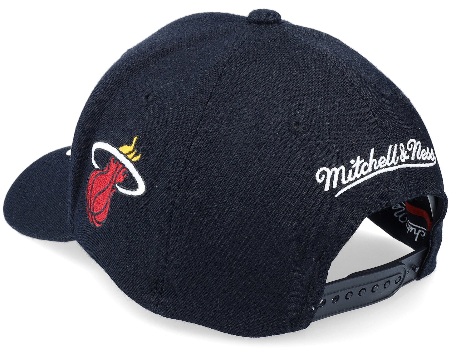 Mitchell & Ness Men's NBA Team Script 2.0 Stretch Snapback Heat Snapback Caps