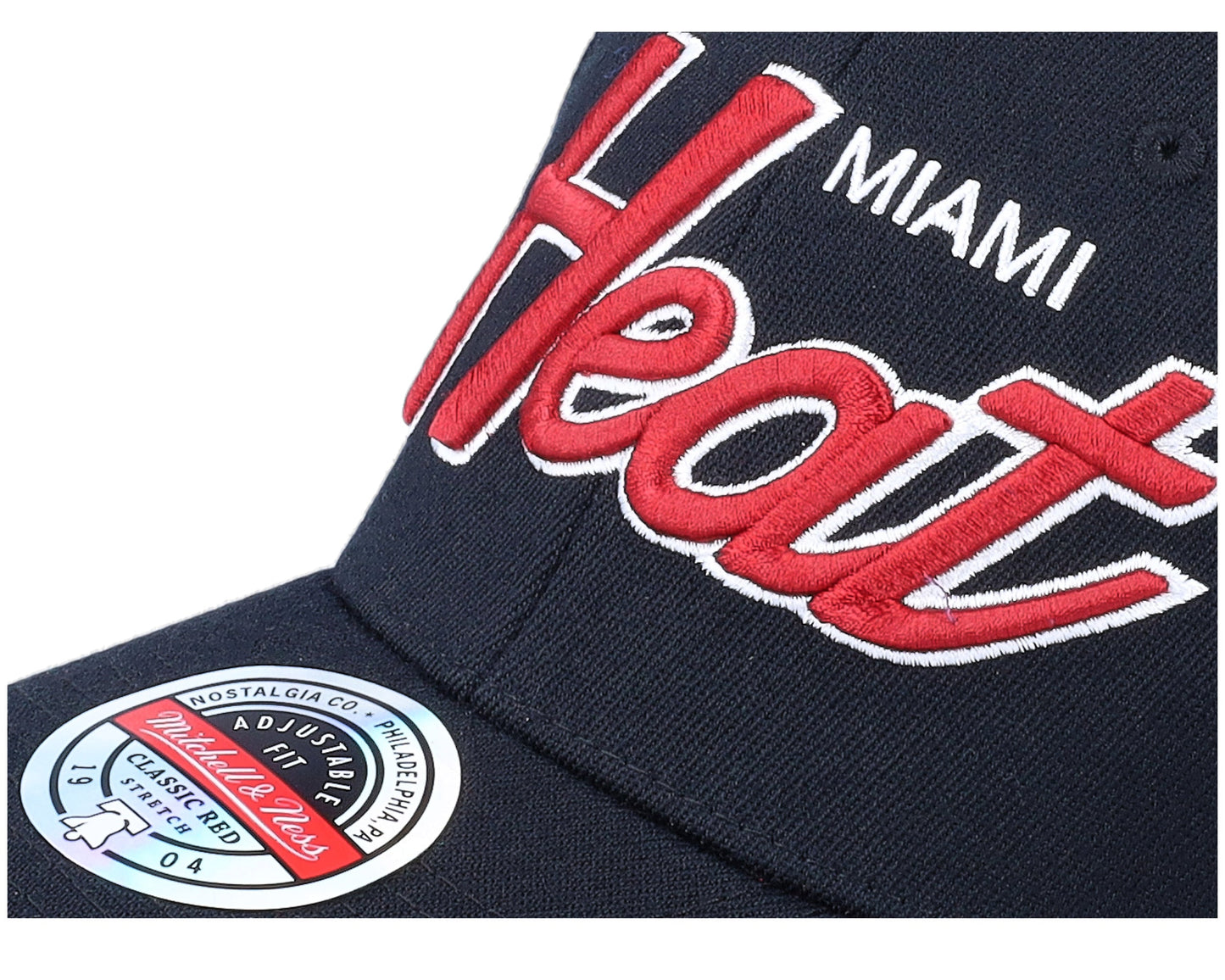 Mitchell & Ness Men's NBA Team Script 2.0 Stretch Snapback Heat Snapback Caps