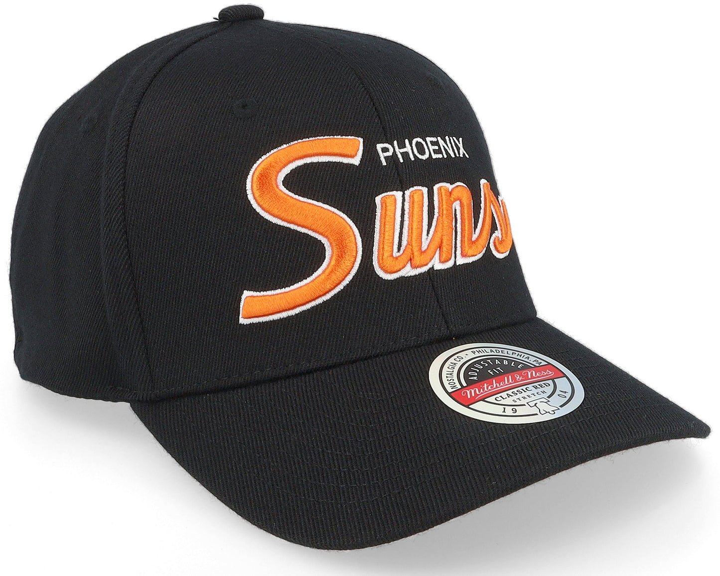 Mitchell & Ness Men's NBA Team Script 2.0 Stretch Snapback Suns Snapback Caps