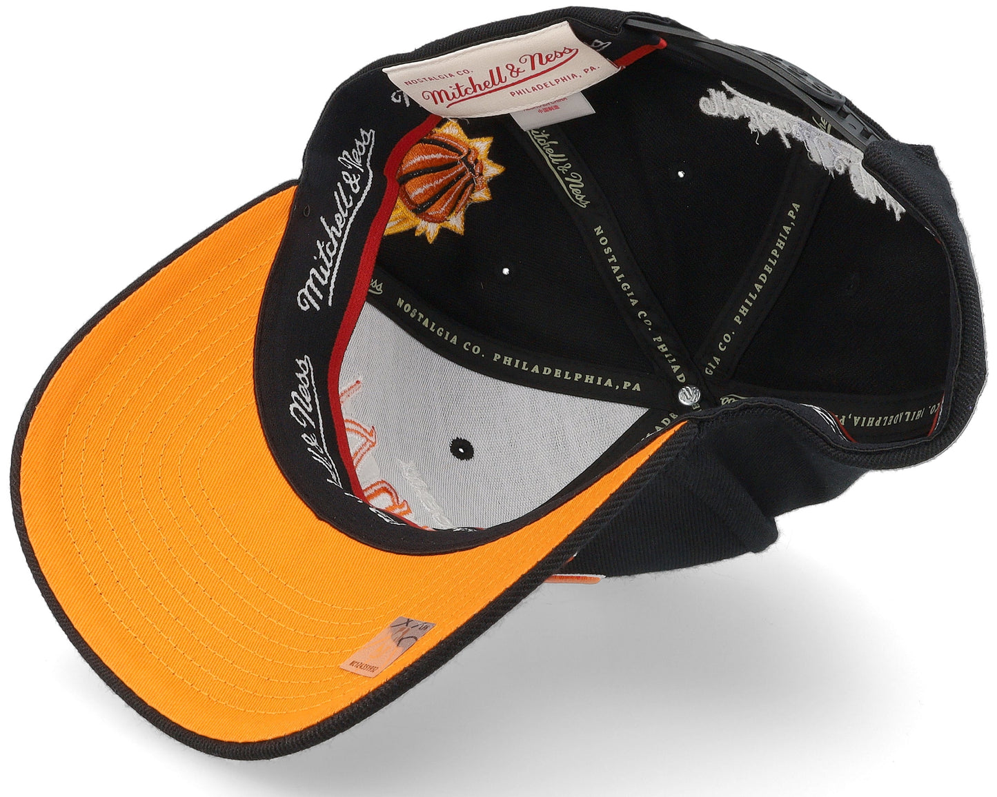 Mitchell & Ness Men's NBA Team Script 2.0 Stretch Snapback Suns Snapback Caps
