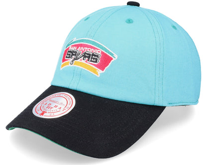 Mitchell & Ness Men's NBA Team 2 Tone 2.0 Dad Strapback Hwc Spurs Hats