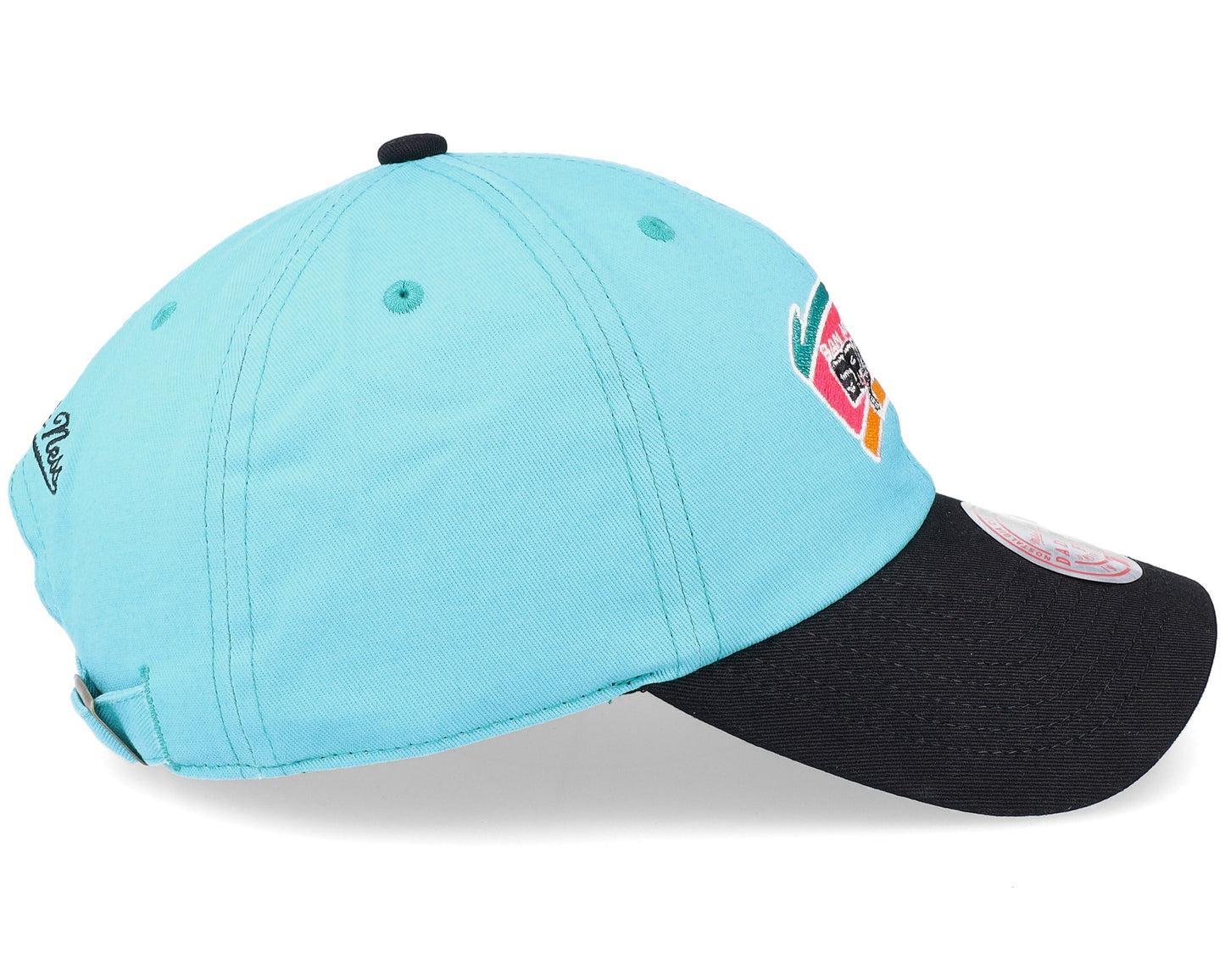 Men's Mitchell & Ness NBA Team 2 Tone 2.0 Dad Strapback Hwc Spurs