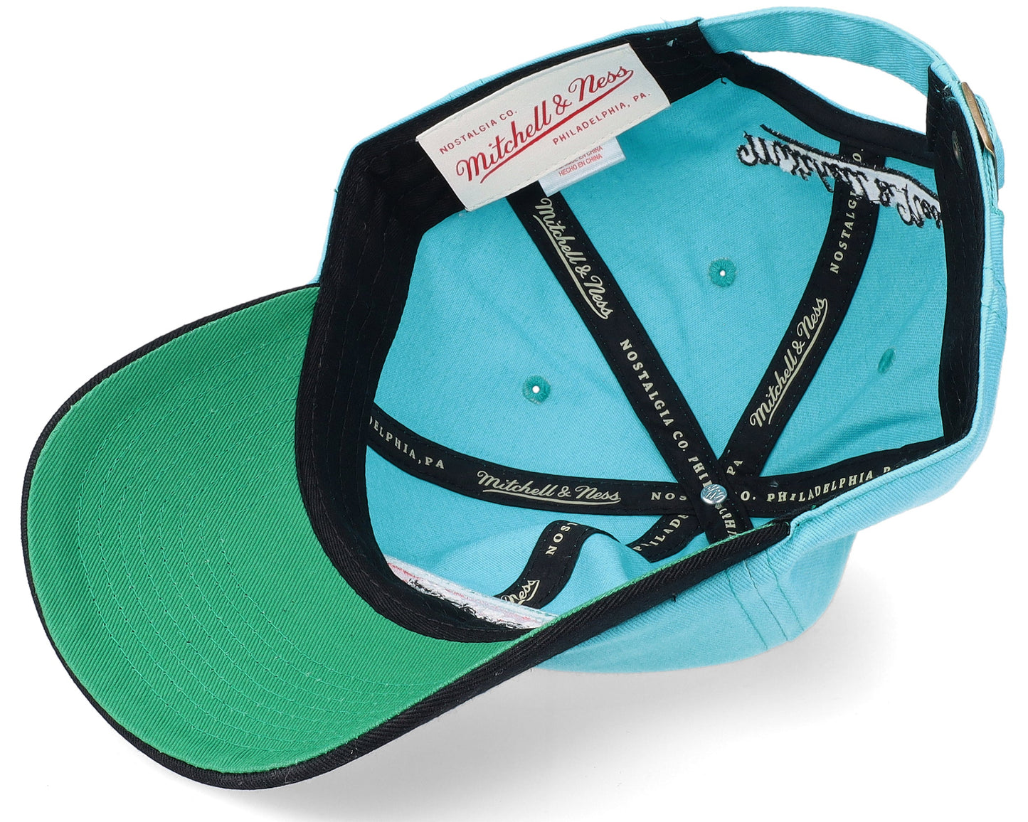 Men's Mitchell & Ness NBA Team 2 Tone 2.0 Dad Strapback Hwc Spurs