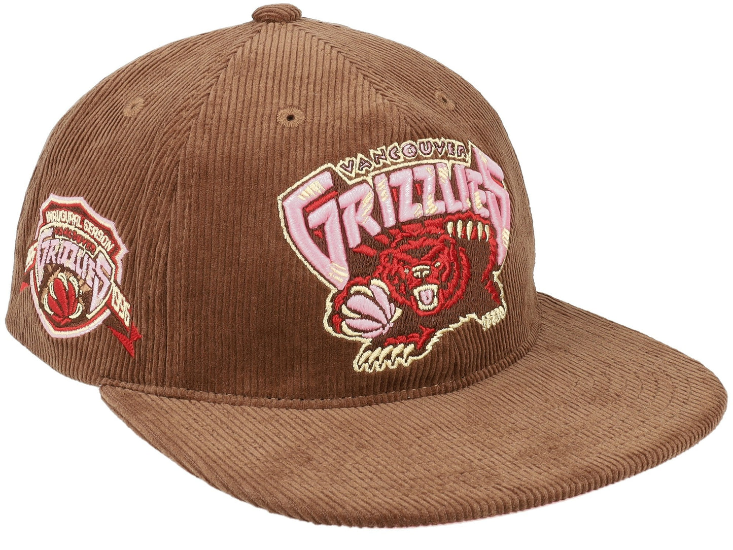 Men's Mitchell & Ness NBA Bsb Cord Deadstock Snapback Hwc Grizzlies