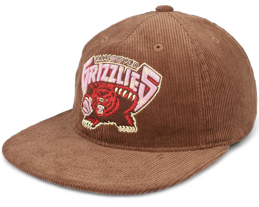Men's Mitchell & Ness NBA Bsb Cord Deadstock Snapback Hwc Grizzlies