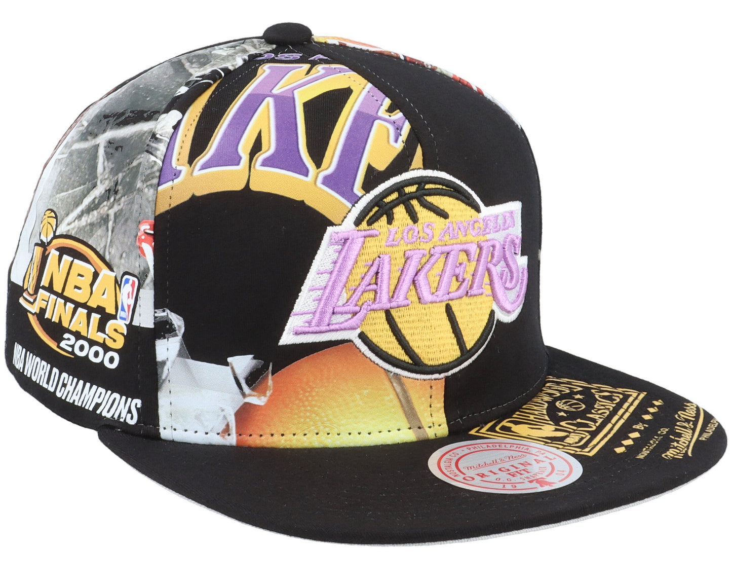 Men's Mitchell & Ness NBA La Lakers Shirt Remix Snapback