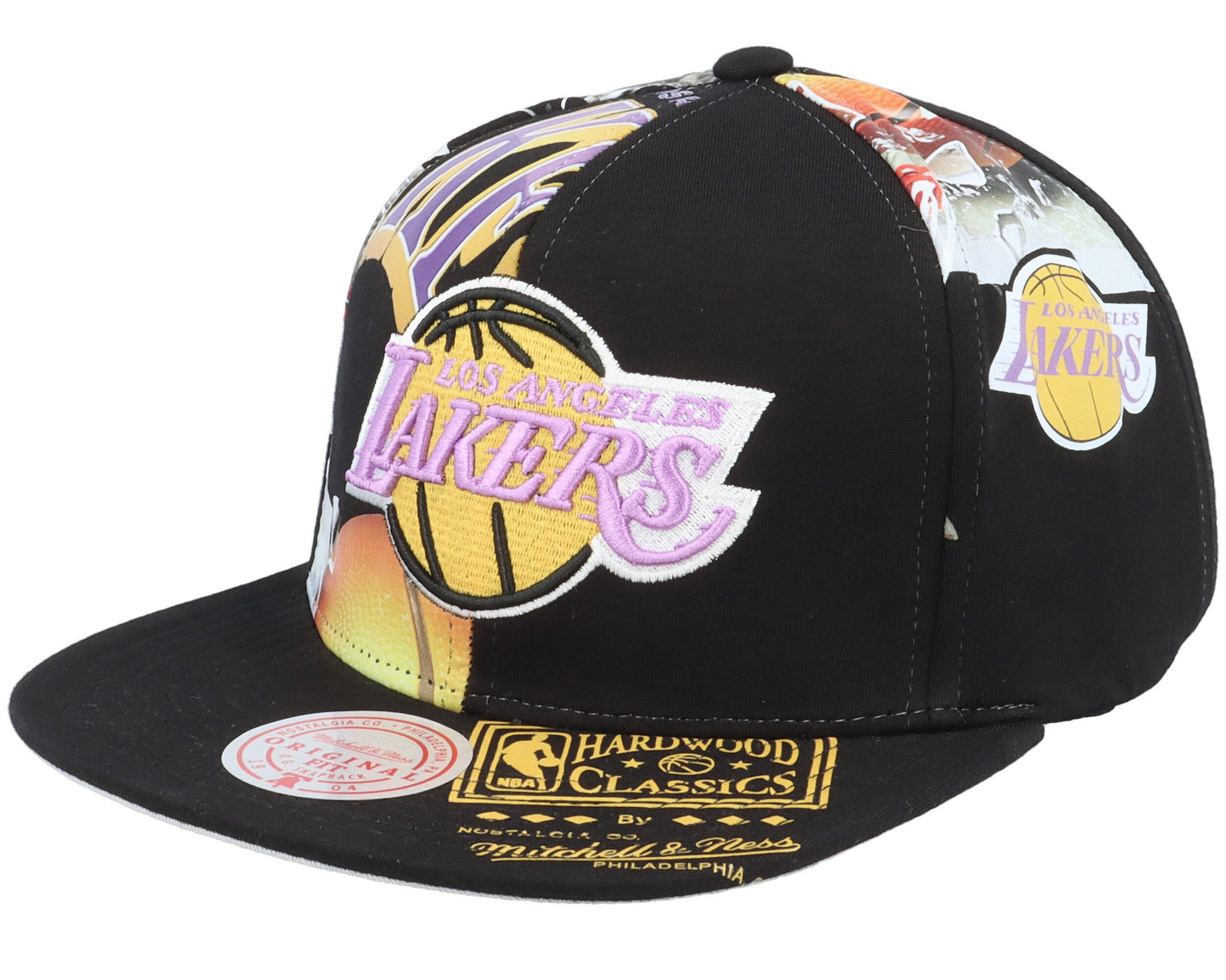 Men's Mitchell & Ness NBA La Lakers Shirt Remix Snapback