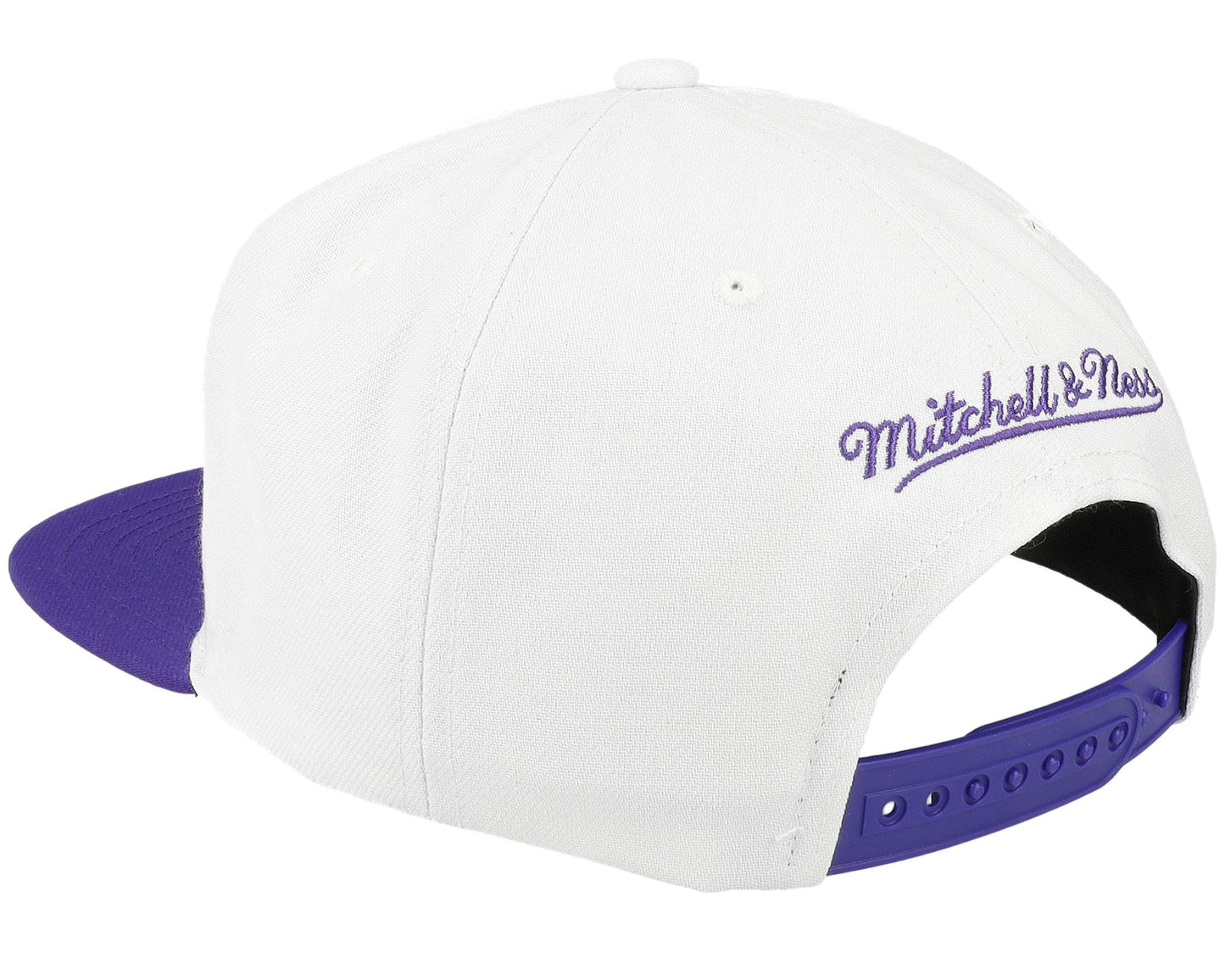 Mitchell & Ness Men's NBA Core Basic Snapback Lakers White-Purple